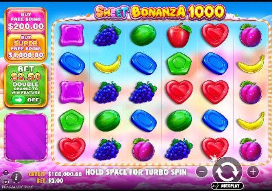 Sweet Bonanza 1000: two buy options and bombs up to 1,000×